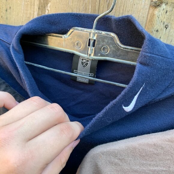 LOT OF 3 Vintage Nike Mockneck Sweaters M-L - Picture 7 of 8